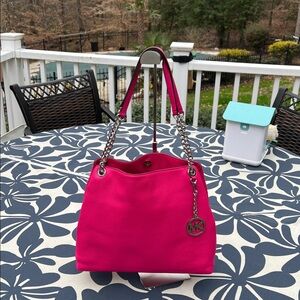 Michael Michael kors Vibrant Pink Shoulder Bag  EUC